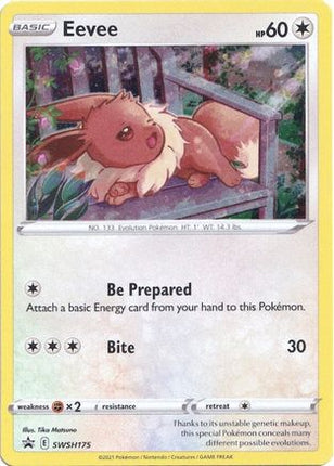Eevee - SWSH175 - SWSH175/null [SWSH: Sword & Shield Promo Cards] Holofoil