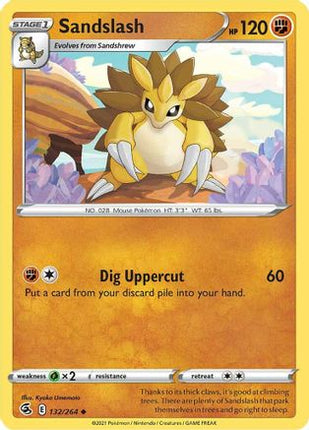 Sandslash - 132/264 [SWSH08: Fusion Strike] Reverse Holofoil