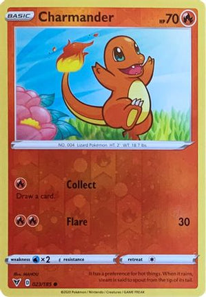 Charmander - 023/185 (Reverse Cosmos Holo) [Miscellaneous Cards & Products] Reverse Holofoil