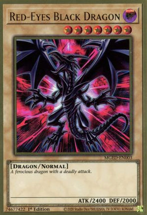 Red-Eyes Black Dragon (Premium Gold Rare) [MGED-EN003] 1st Edition