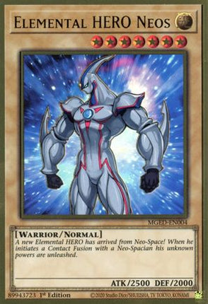 Elemental HERO Neos (Premium Gold Rare) [MGED-EN004] 1st Edition