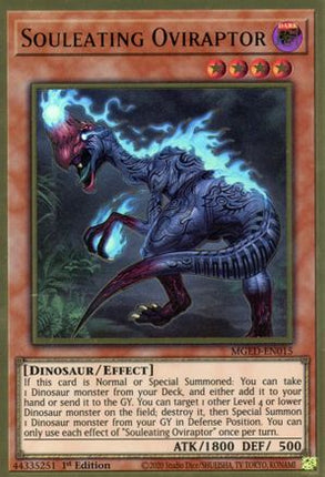 Souleating Oviraptor (Premium Gold Rare) [MGED-EN015] 1st Edition