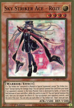 Sky Striker Ace - Roze (Premium Gold Rare) [MGED-EN021] 1st Edition