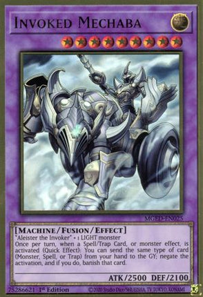 Invoked Mechaba (Premium Gold Rare) [MGED-EN025] 1st Edition
