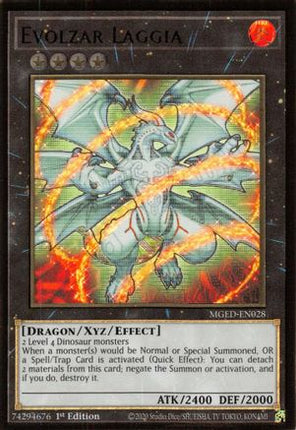 Evolzar Laggia (Premium Gold Rare) [MGED-EN028] 1st Edition