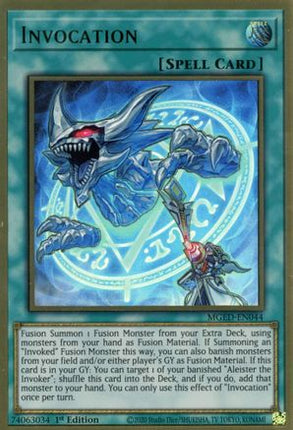 Invocation (Premium Gold Rare) [MGED-EN044] 1st Edition