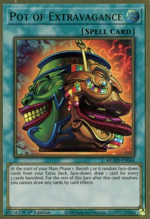 Pot of Extravagance (Premium Gold Rare) [MGED-EN046] 1st Edition