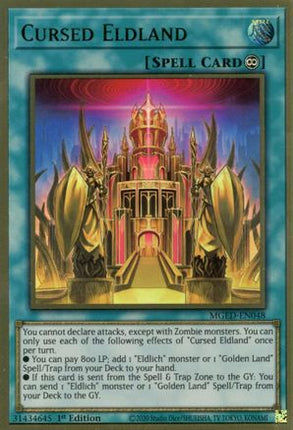 Cursed Eldland (Premium Gold Rare) [MGED-EN048] 1st Edition