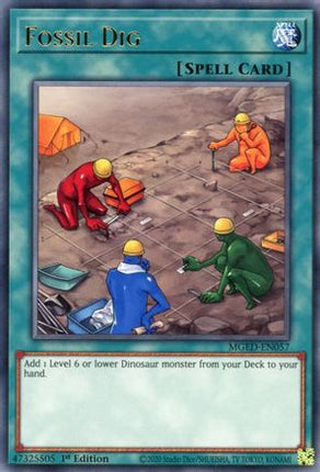 Fossil Dig (Rare) [MGED-EN057] 1st Edition