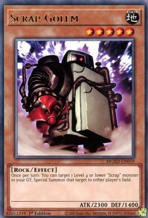 Scrap Golem (Rare) [MGED-EN059] 1st Edition