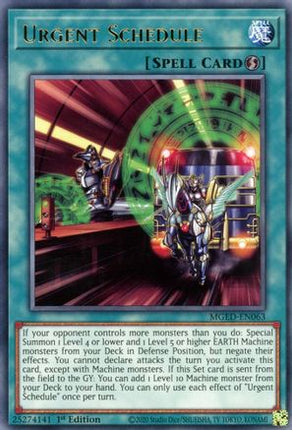 Urgent Schedule [MGED-EN063] Rare