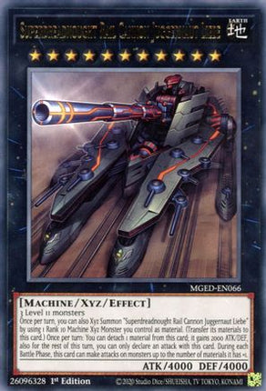 Superdreadnought Rail Cannon Juggernaut Liebe (Rare) [MGED-EN066] 1st Edition