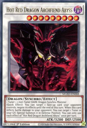 Hot Red Dragon Archfiend Abyss (Rare) [MGED-EN068] 1st Edition