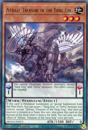 Zefraxi, Treasure of the Yang Zing (Rare) [MGED-EN071] 1st Edition