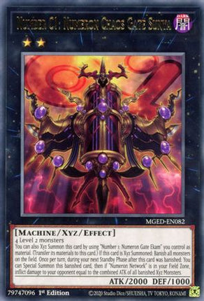 Number C1: Numeron Chaos Gate Sunya (Rare) [MGED-EN082] 1st Edition