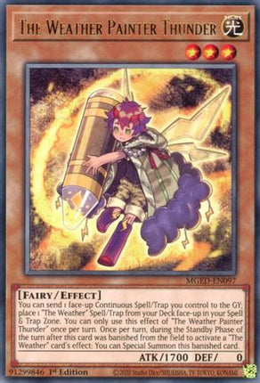 The Weather Painter Thunder (Rare) [MGED-EN097] 1st Edition