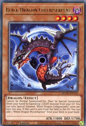 Black Dragon Collapserpent (Rare) [MGED-EN133] 1st Edition