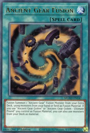 Ancient Gear Fusion (Rare) [MGED-EN147] 1st Edition