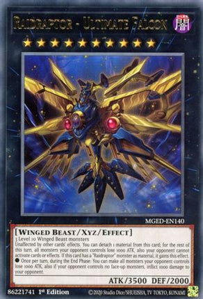 Raidraptor - Ultimate Falcon (Rare) [MGED-EN140] 1st Edition