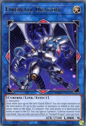 Firewall Dragon (Purple Alternate Art) (Rare) [MGED-EN141] 1st Edition