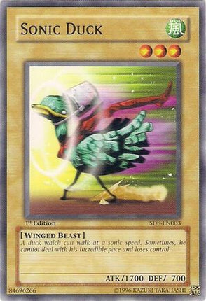 Sonic Duck (Common / Short Print) [SD8-EN003] Structure Deck: Lord of the Storm Unlimited