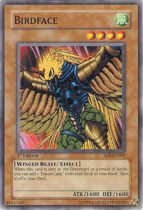 Birdface (Common / Short Print) [SD8-EN009] Structure Deck: Lord of the Storm 1st Edition