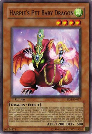 Harpie's Pet Baby Dragon (Common / Short Print) [SD8-EN017] Structure Deck: Lord of the Storm Unlimited