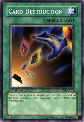 Card Destruction (Common / Short Print) [SD8-EN018] Structure Deck: Lord of the Storm Unlimited