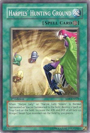 Harpies' Hunting Ground (Common / Short Print) [SD8-EN024] Structure Deck: Lord of the Storm 1st Edition
