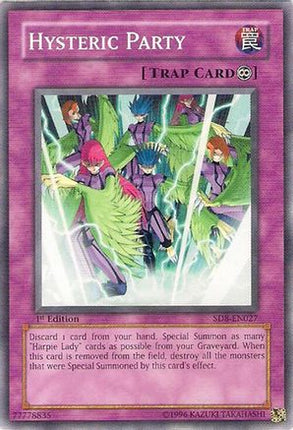 Hysteric Party (Common / Short Print) [SD8-EN027] Structure Deck: Lord of the Storm Unlimited