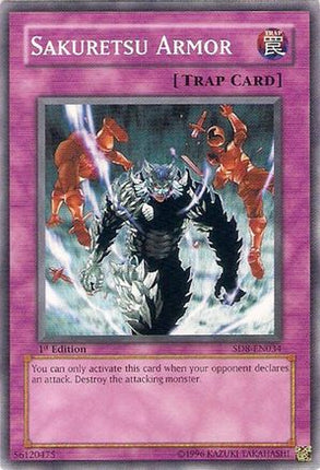 Sakuretsu Armor (Common / Short Print) [SD8-EN034] Structure Deck: Lord of the Storm Unlimited