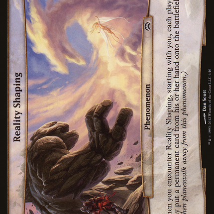 Reality Shaping [Planechase 2012 Planes]