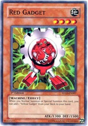 Red Gadget (Common / Short Print) [SD10-EN007] Structure Deck: Machine Re-Volt Unlimited