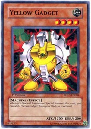 Yellow Gadget (Common / Short Print) [SD10-EN008] Structure Deck: Machine Re-Volt Unlimited