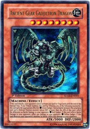 Ancient Gear Gadjiltron Dragon (Ultra Rare) [SD10-EN001] Structure Deck: Machine Re-Volt Unlimited