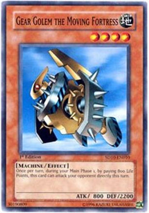 Gear Golem the Moving Fortress (Common / Short Print) [SD10-EN010] Structure Deck: Machine Re-Volt Unlimited