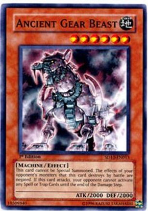Ancient Gear Beast (Common / Short Print) [SD10-EN013] Structure Deck: Machine Re-Volt Unlimited