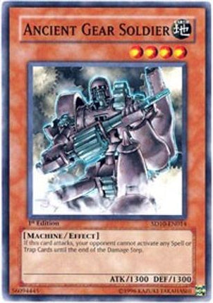 Ancient Gear Soldier (Common / Short Print) [SD10-EN014] Structure Deck: Machine Re-Volt Unlimited