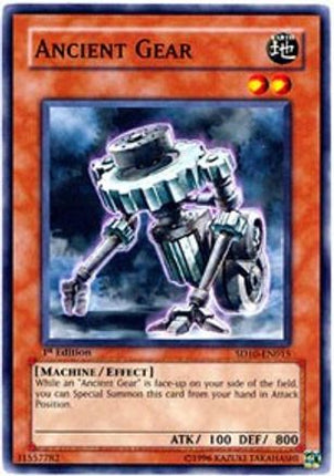 Ancient Gear (Common / Short Print) [SD10-EN015] Structure Deck: Machine Re-Volt Unlimited