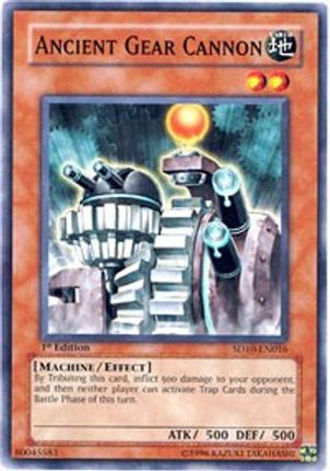 Ancient Gear Cannon (Common / Short Print) [SD10-EN016] Structure Deck: Machine Re-Volt 1st Edition