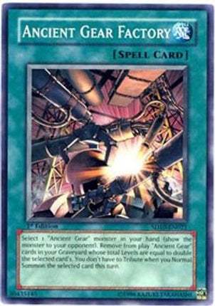Ancient Gear Factory (Common / Short Print) [SD10-EN021] Structure Deck: Machine Re-Volt 1st Edition