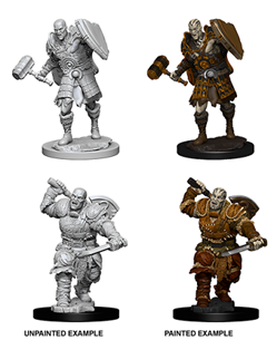 D&D Nolzur's Marvelous Miniatures - Unprimed/Unpainted Goliath Fighter Male