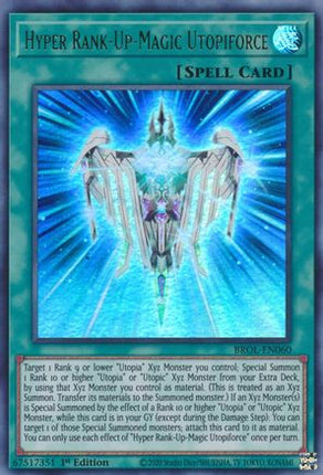 Hyper Rank-Up-Magic Utopiforce (Ultra Rare) [BROL-EN060] 1st Edition