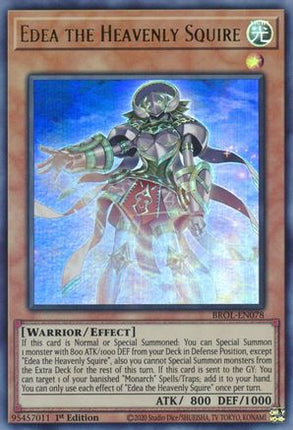 Edea the Heavenly Squire (Ultra Rare) [BROL-EN078] 1st Edition