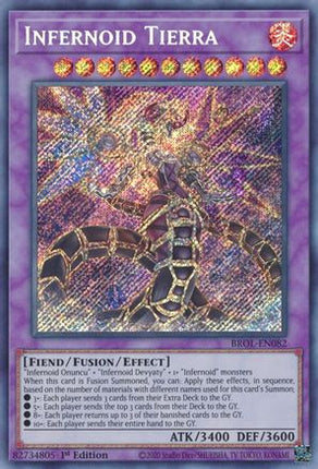 Infernoid Tierra (Secret Rare) [BROL-EN082] 1st Edition