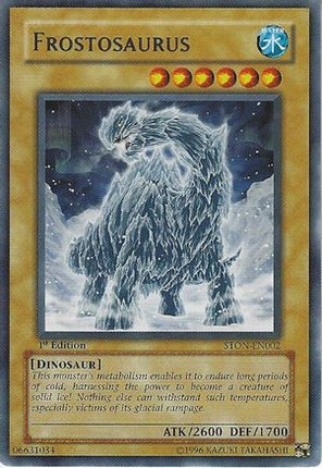 Frostosaurus (Rare) [STON-EN002] Strike of Neos 1st Edition