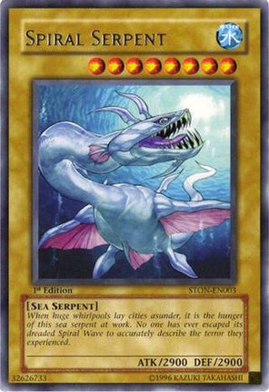 Spiral Serpent (Rare) [STON-EN003] Strike of Neos 1st Edition