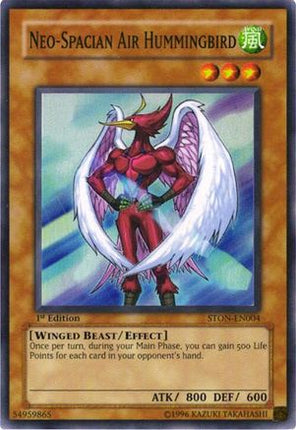 Neo-Spacian Air Hummingbird (Super Rare) [STON-EN004] Strike of Neos Unlimited
