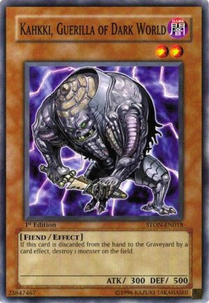 Kahkki, Guerilla of Dark World (Common / Short Print) [STON-EN018] Strike of Neos Unlimited