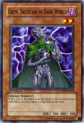 Gren, Tactician of Dark World (Common / Short Print) [STON-EN019] Strike of Neos 1st Edition